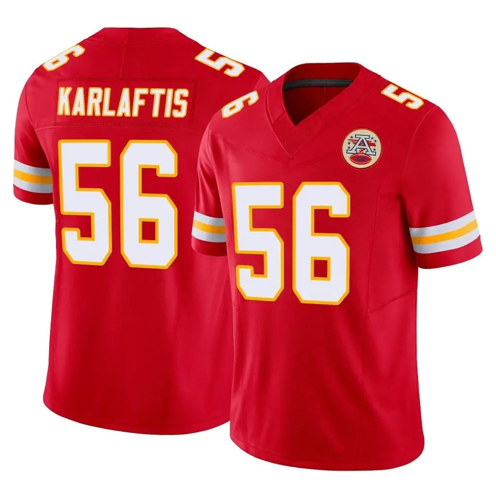 Jdoa KC.Chiefs #56 George Karlaftis Player Red Limited Vapor F.U.S.E. Home Game Stitched Jerseys