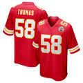Jdoa KC.Chiefs #58 Derrick Thomas Player Red Home Game Stitched Jerseys
