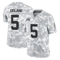 Jdoa KC.Chiefs #5 Mansoor Delane Player Arctic Camo Salute To Service Limited Game Stitched Jerseys