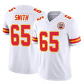 Jdoa KC.Chiefs #65 Trey Smith Player White Limited Vapor F.U.S.E. Home Game Stitched Jerseys