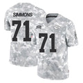 Jdoa KC.Chiefs #71 Josh Simmons Player Arctic Camo Salute To Service Limited Game Stitched Jerseys