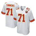 Jdoa KC.Chiefs #71 Josh Simmons Player White Home Game Stitched Jerseys