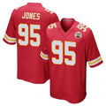 Jdoa KC.Chiefs #95 Chris Jones Player Red Home Game Stitched Jerseys