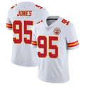 Jdoa KC.Chiefs #95 Chris Jones Player White Limited Vapor Untouchable Home Game Stitched Jerseys