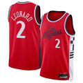 Xdoa LA.Clippers #2 Kawhi Leonard Red 2024-2025 Swingman Stitched Jerseys - Statement Edition