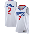 Xdoa LA.Clippers #2 Kawhi Leonard White Swingman Stitched Jerseys - Association Edition