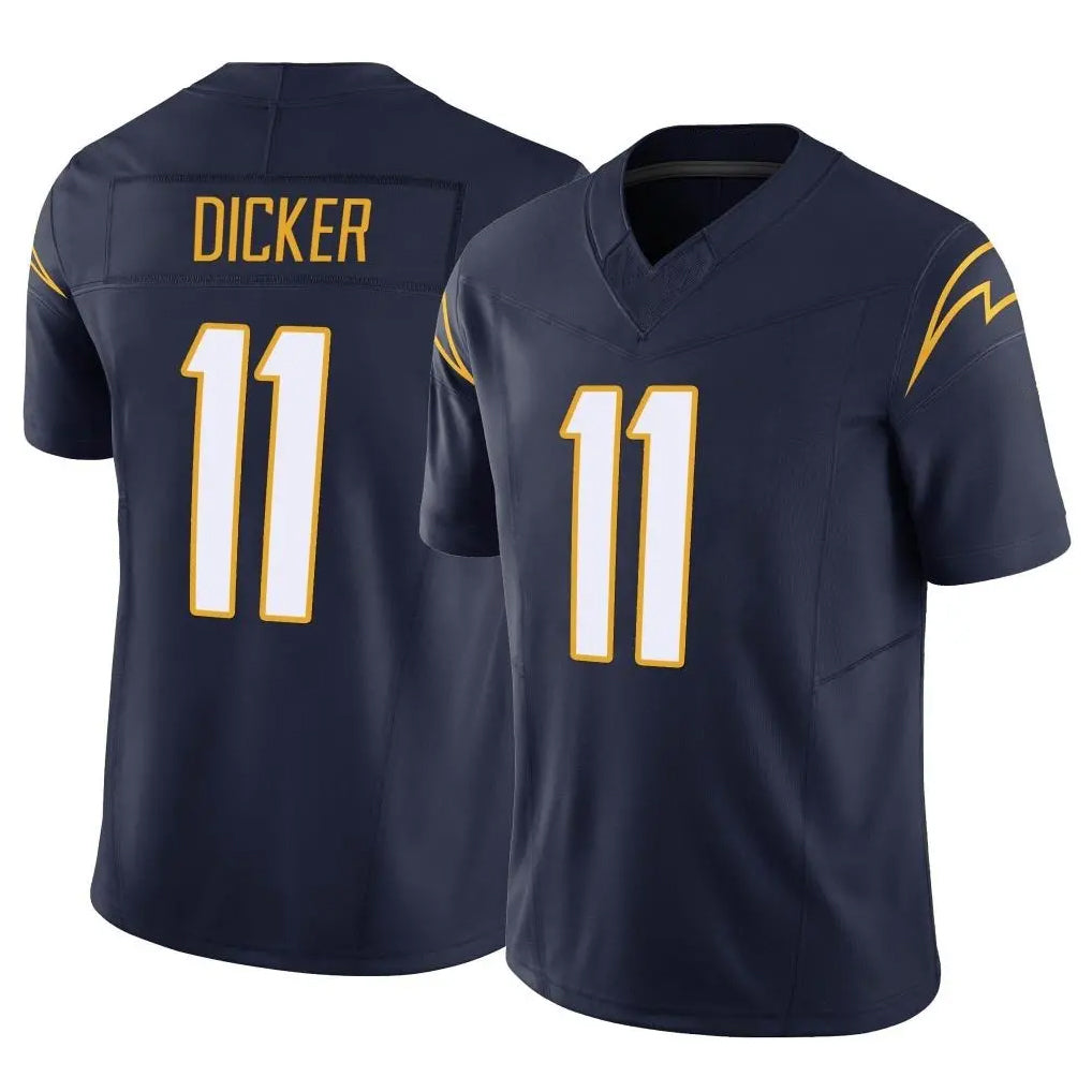 Jdoa LA.Chargers #11 Cameron Dicker Player Navy Limited Vapor F.U.S.E. Home Game Stitched Jerseys