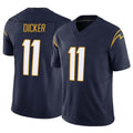 Jdoa LA.Chargers #11 Cameron Dicker Player Navy Limited Vapor F.U.S.E. Home Game Stitched Jerseys