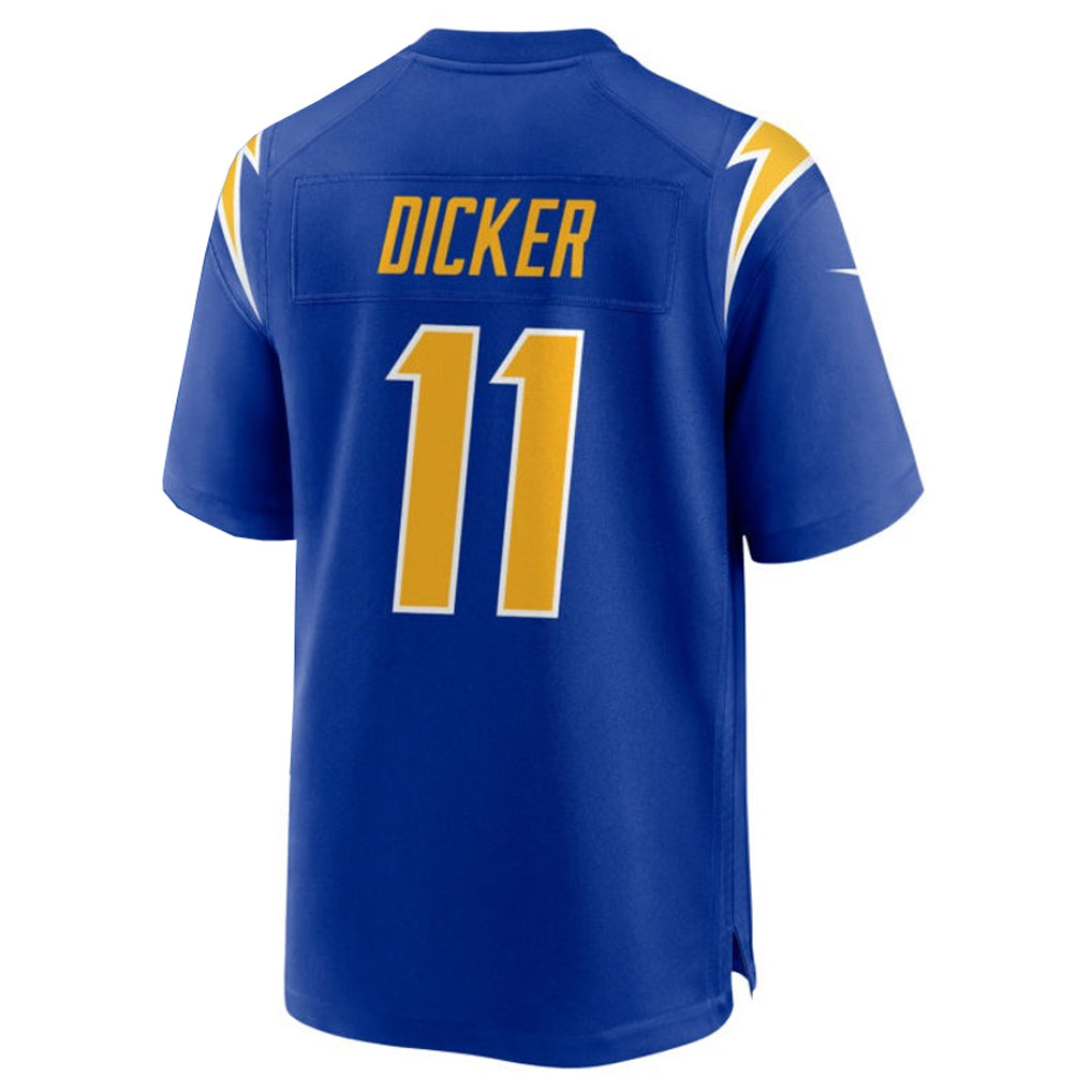 Jdoa LA.Chargers #11 Cameron Dicker Player Royal Home Game Stitched Jerseys