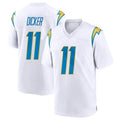 Jdoa LA.Chargers #11 Cameron Dicker Player White Home Game Stitched Jerseys