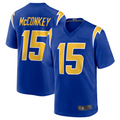 Jdoa LA.Chargers #15 Ladd McConkey Royal Game Jersey Stitched Jerseys