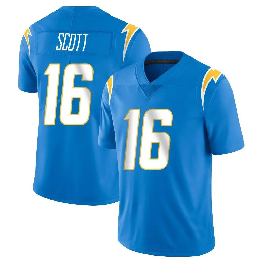 Jdoa LA.Chargers #16 J.K. Scott Player Blue Limited Vapor Untouchable Home Game Stitched Jerseys