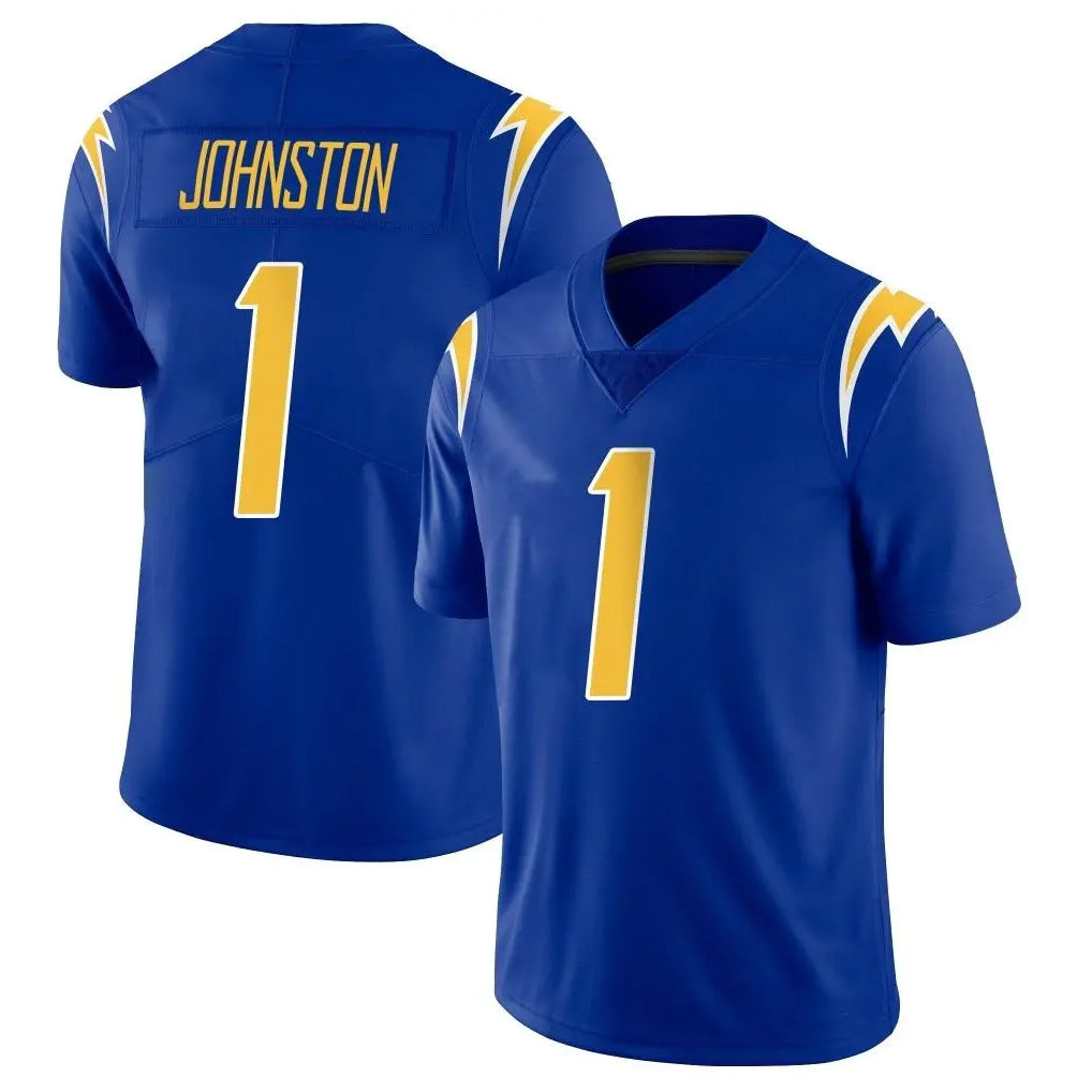 Jdoa LA.Chargers #1 Quentin Johnston Player Royal Limited Vapor Home Game Stitched Jerseys