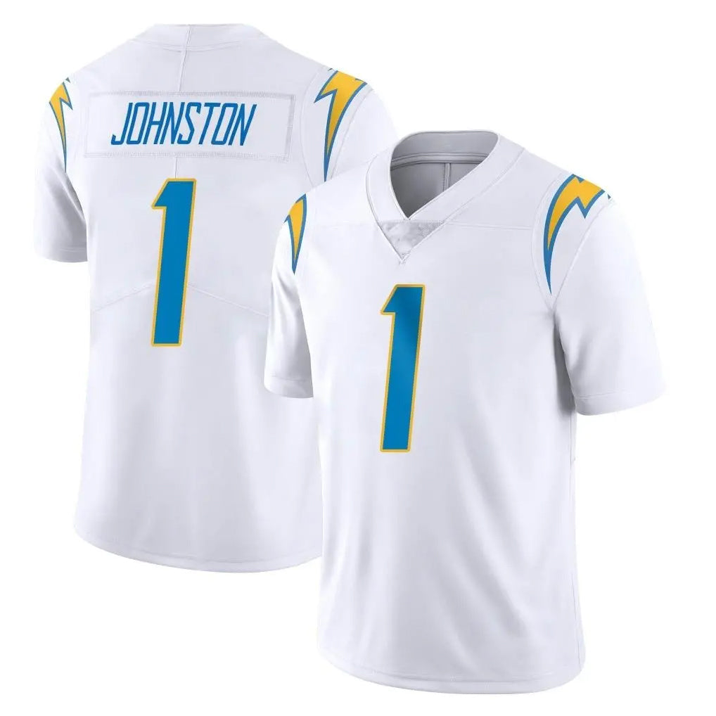 Jdoa LA.Chargers #1 Quentin Johnston Player White Limited Vapor Untouchable Home Game Stitched Jerseys