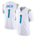 Jdoa LA.Chargers #1 Quentin Johnston Player White Limited Vapor Untouchable Home Game Stitched Jerseys