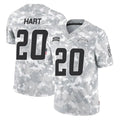 Jdoa LA.Chargers #20 Cam Hart Player Arctic Camo Salute To Service Limited Game Stitched Jerseys