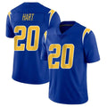 Jdoa LA.Chargers #20 Cam Hart Player Royal Limited Vapor Home Game Stitched Jerseys