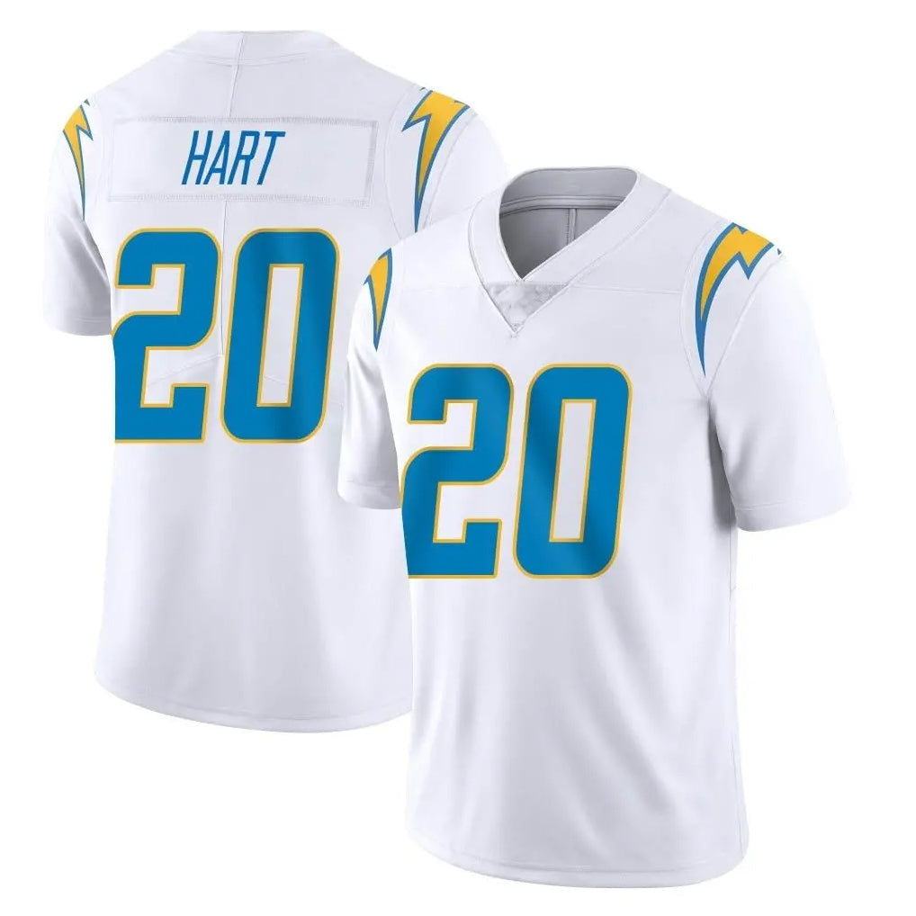 Jdoa LA.Chargers #20 Cam Hart Player White Limited Vapor Untouchable Home Game Stitched Jerseys