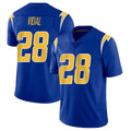 Jdoa LA.Chargers #28 Kimani Vidal Player Royal Limited Vapor Home Game Stitched Jerseys