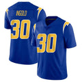 Jdoa LA.Chargers #30 Alec Ingold Player Royal Limited Vapor Home Game Stitched Jerseys
