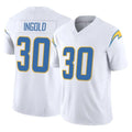 Jdoa LA.Chargers #30 Alec Ingold Player White Limited Vapor F.U.S.E. Home Game Stitched Jerseys