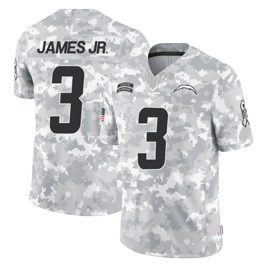 Jdoa LA.Chargers #3 Derwin James Jr. Player Arctic Camo Salute To Service Limited Game Stitched Jerseys