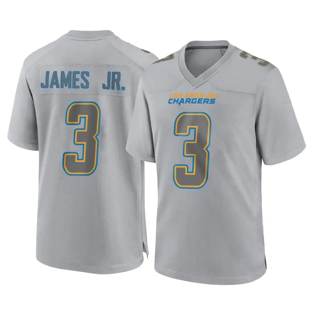 Jdoa LA.Chargers #3 Derwin James Jr. Player Gray Atmosphere Fashion Home Game Stitched Jerseys