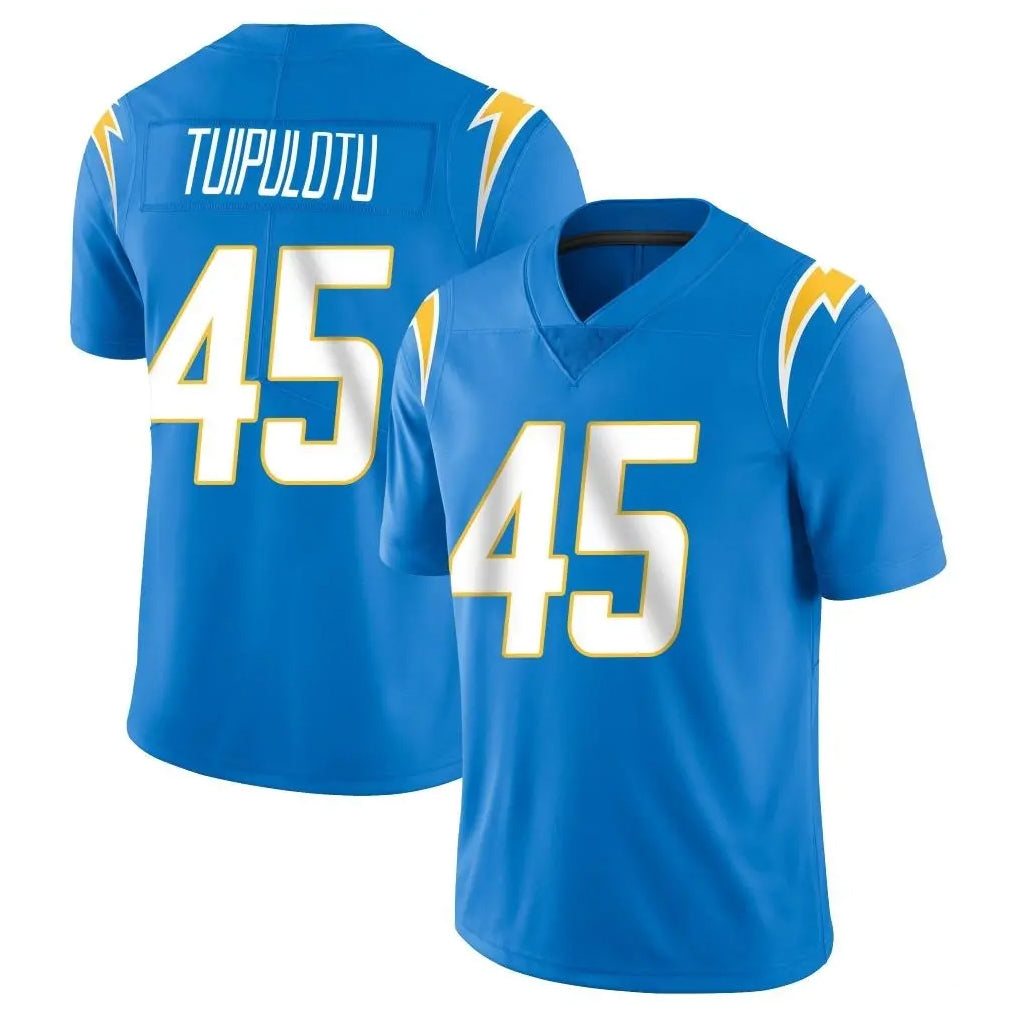 Jdoa LA.Chargers #45 Tuli Tuipulotu Player Blue Limited Vapor Untouchable Home Game Stitched Jerseys