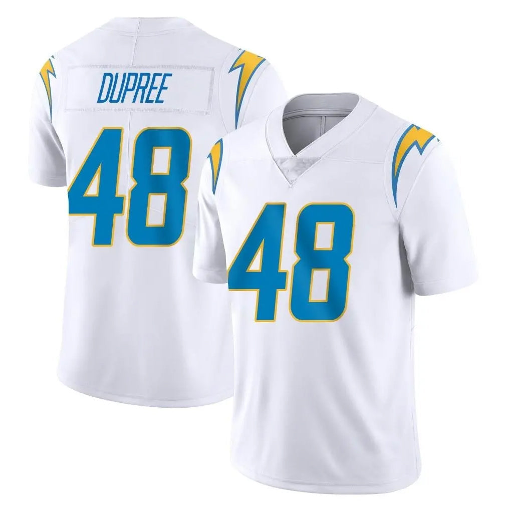 Jdoa LA.Chargers #48 Bud Dupree Player White Limited Vapor Untouchable Home Game Stitched Jerseys