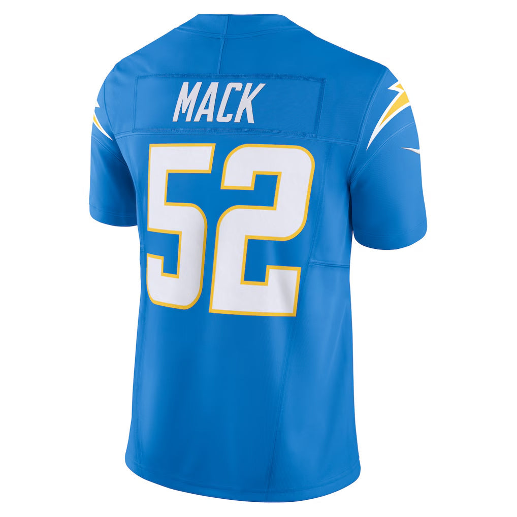 Jdoa LA.Chargers #52 Khalil Mack Player Powder Blue Vapor F.U.S.E. Limited Stitched Jerseys