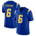 Jdoa LA.Chargers #6 Denzel Perryman Player Royal Limited Vapor Home Game Stitched Jerseys