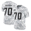 Jdoa LA.Chargers #70 Rashawn Slater Player Arctic Camo Salute To Service Limited Game Stitched Jerseys