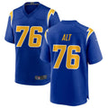 Jdoa LA.Chargers #76 Joe Alt Royal Alternate Player Game Jersey American Stitched Jerseys
