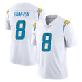 Jdoa LA.Chargers #8 Omarion Hampton Player White Limited Vapor Untouchable Home Game Stitched Jerseys