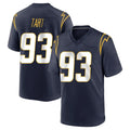 Jdoa LA.Chargers #93 Teair Tart Player Navy Home Game Stitched Jerseys