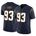 Jdoa LA.Chargers #93 Teair Tart Player Navy Limited Vapor F.U.S.E. Home Game Stitched Jerseys