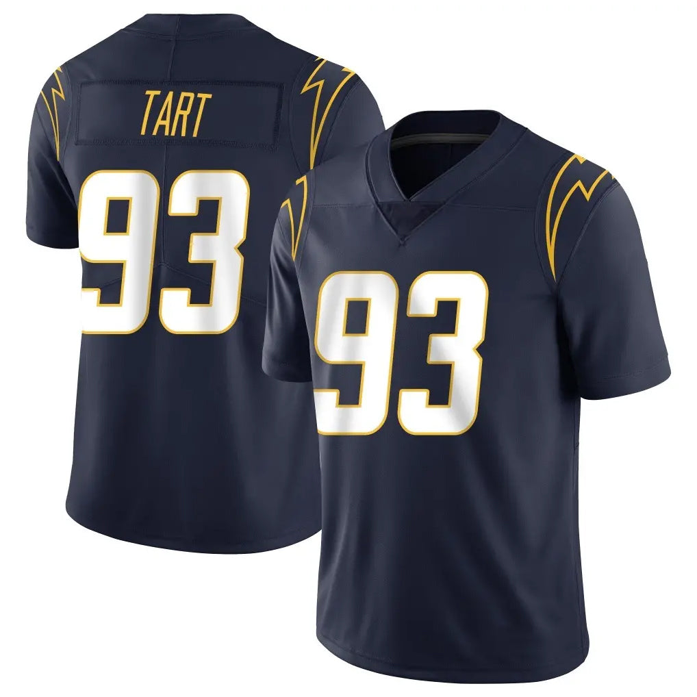 Jdoa LA.Chargers #93 Teair Tart Player Navy Limited Vapor Untouchable Home Game Stitched Jerseys