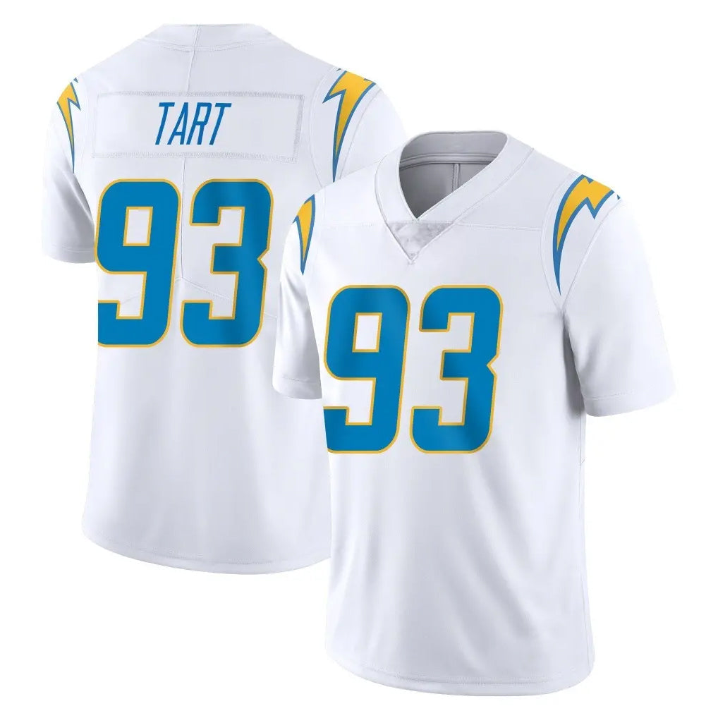 Jdoa LA.Chargers #93 Teair Tart Player White Limited Vapor Untouchable Home Game Stitched Jerseys