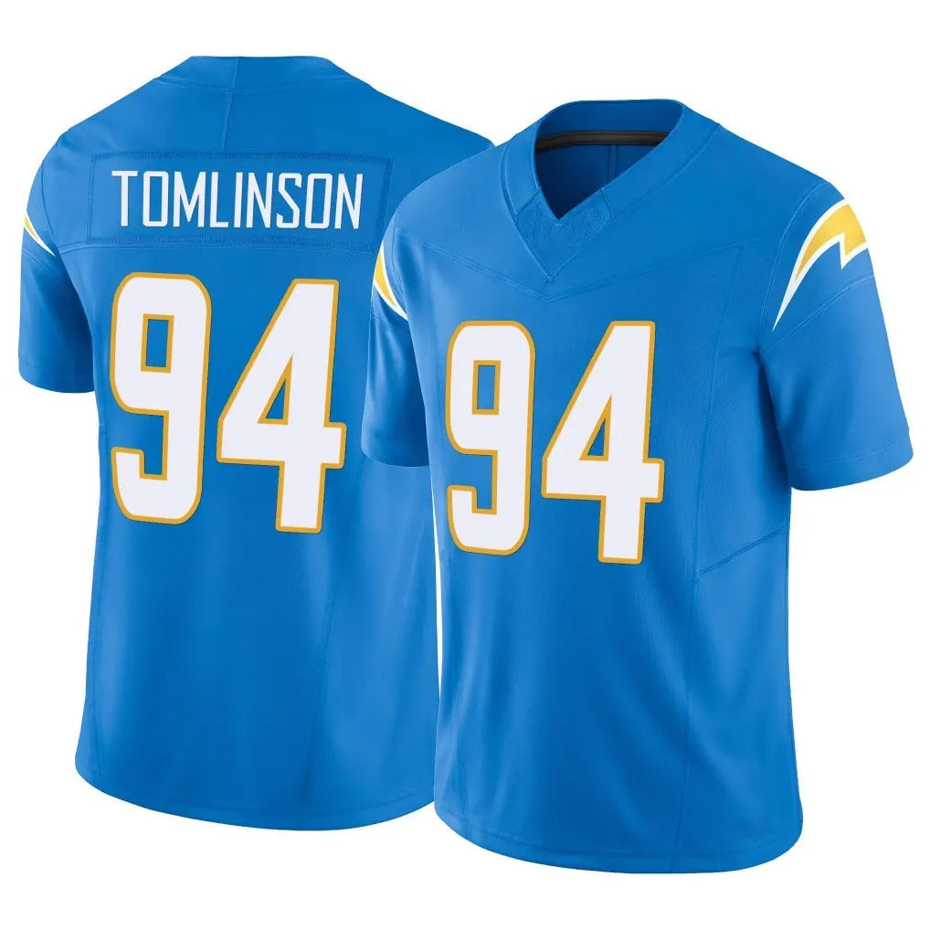 Jdoa LA.Chargers #94 Dalvin Tomlinson Player Blue Limited Vapor F.U.S.E. Home Game Stitched Jerseys