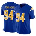 Jdoa LA.Chargers #94 Dalvin Tomlinson Player Royal Limited Vapor F.U.S.E. Home Game Stitched Jerseys