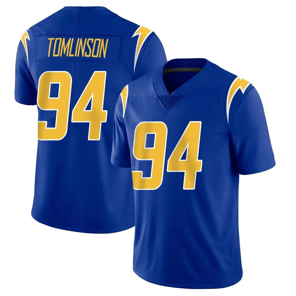 Jdoa LA.Chargers #94 Dalvin Tomlinson Player Royal Limited Vapor Home Game Stitched Jerseys