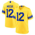 Jdoa LA.Rams #12 Puka Nacua Player Gold Classic Sol Home Game Stitched Jerseys