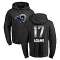 Jdoa LA.Rams #17 Davante Adams Player Black Pullover Hoodie Limited Game Stitched Jerseys