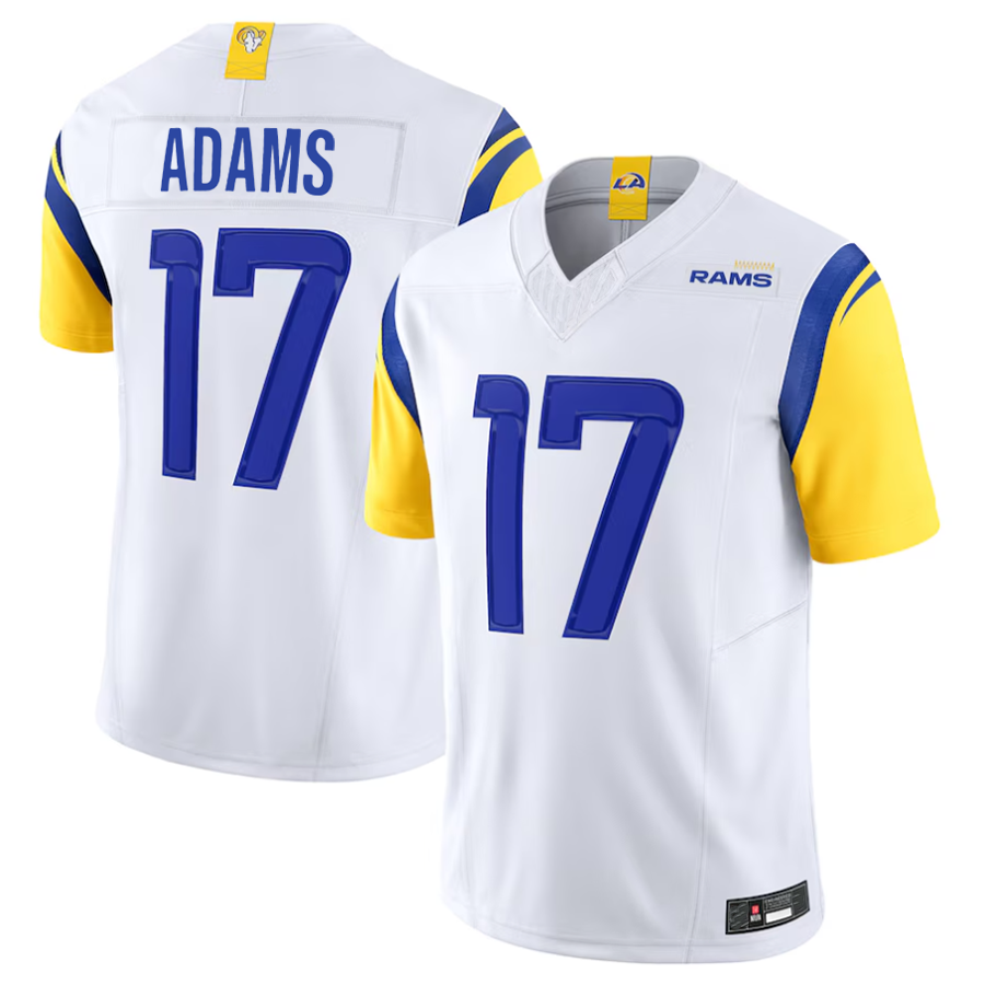 Jdoa LA.Rams #17 Davante Adams Player White F.U.S.E. Limited Stitched Jerseys