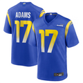 Jdoa LA.Rams #17 Davante Adams Royal Game Player Stitched Jerseys