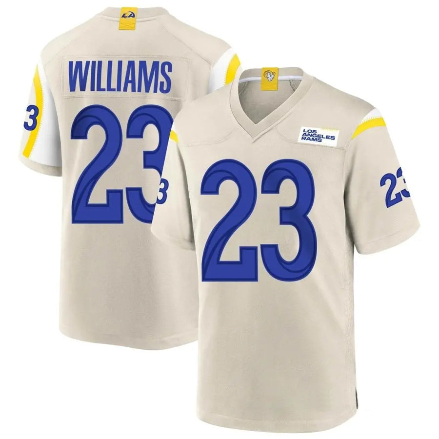 JdoaLA.Rams #23 Kyren Williams Player Bone Replica Game Stitched Jerseys