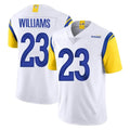 Jdoa LA.Rams #23 Kyren Williams Player White Limited Vapor Untouchable Home Game Stitched Jerseys