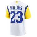 Jdoa LA.Rams #23 Kyren Williams White Game Jersey American Stitched Jersey