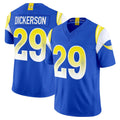 Jdoa LA.Rams #29 Eric Dickerson Player Royal Rivalries Vapor Limited Home Game Stitched Jerseys