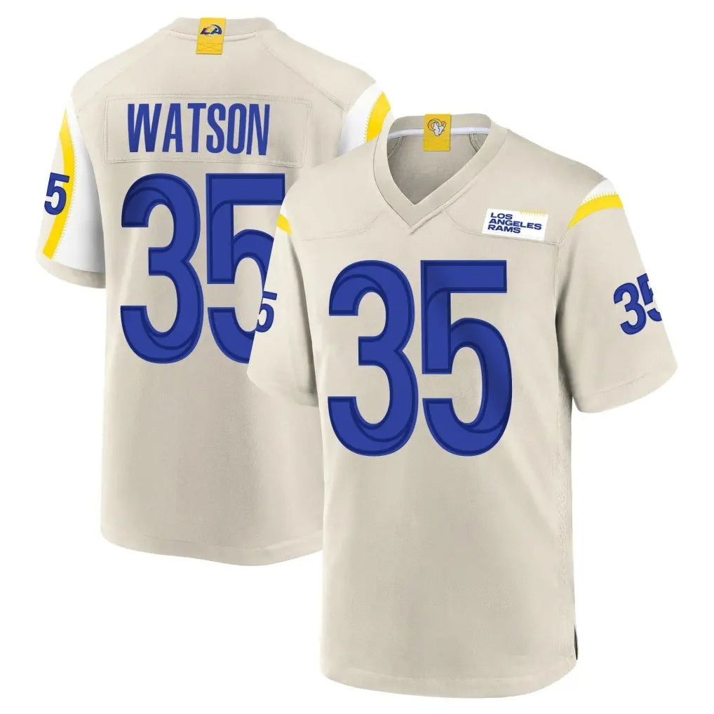 Jdoa LA.Rams #35 Jaylen Watson Player Bone Home Game Stitched Jerseys